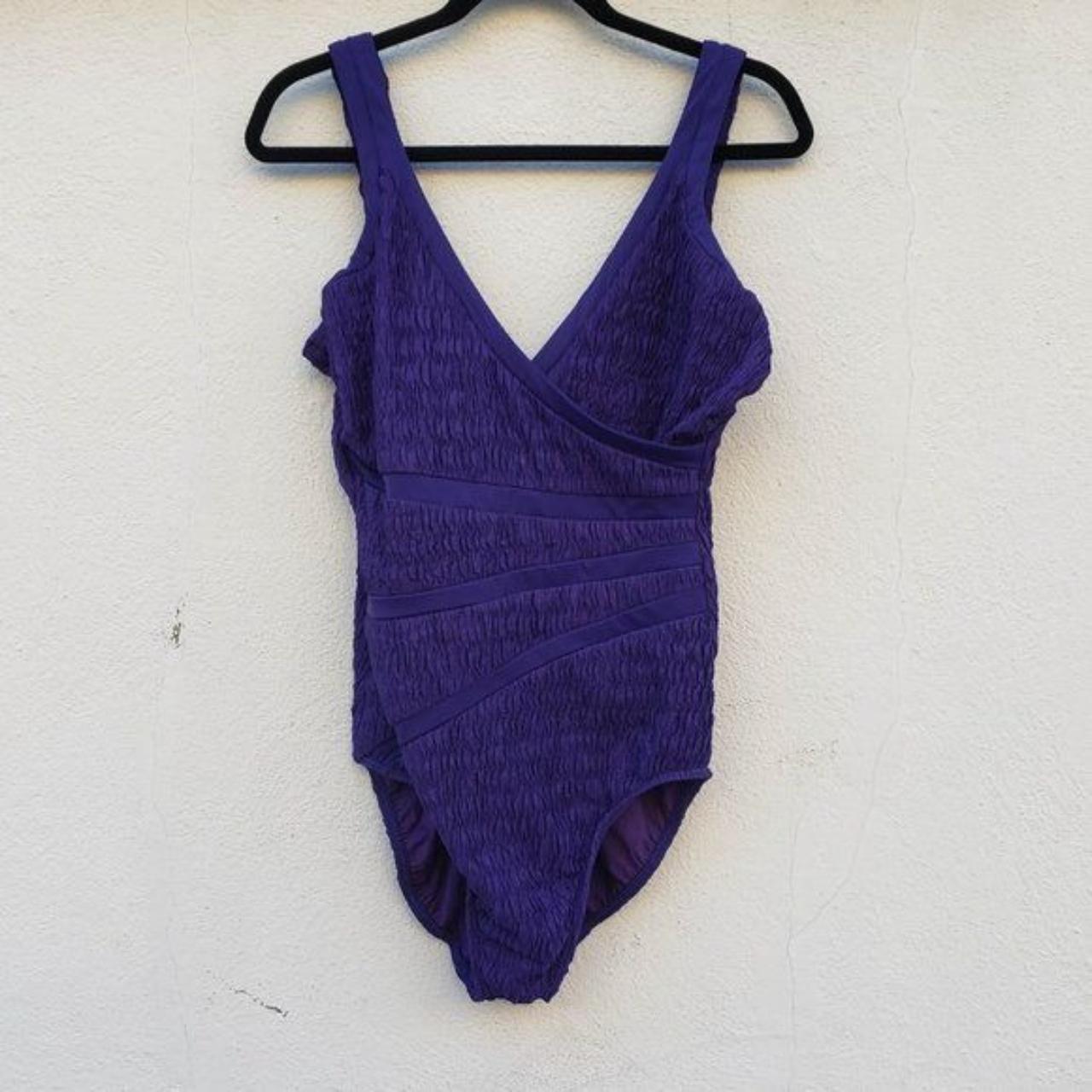 Miraclesuit Women's Purple Bodysuit (2)
