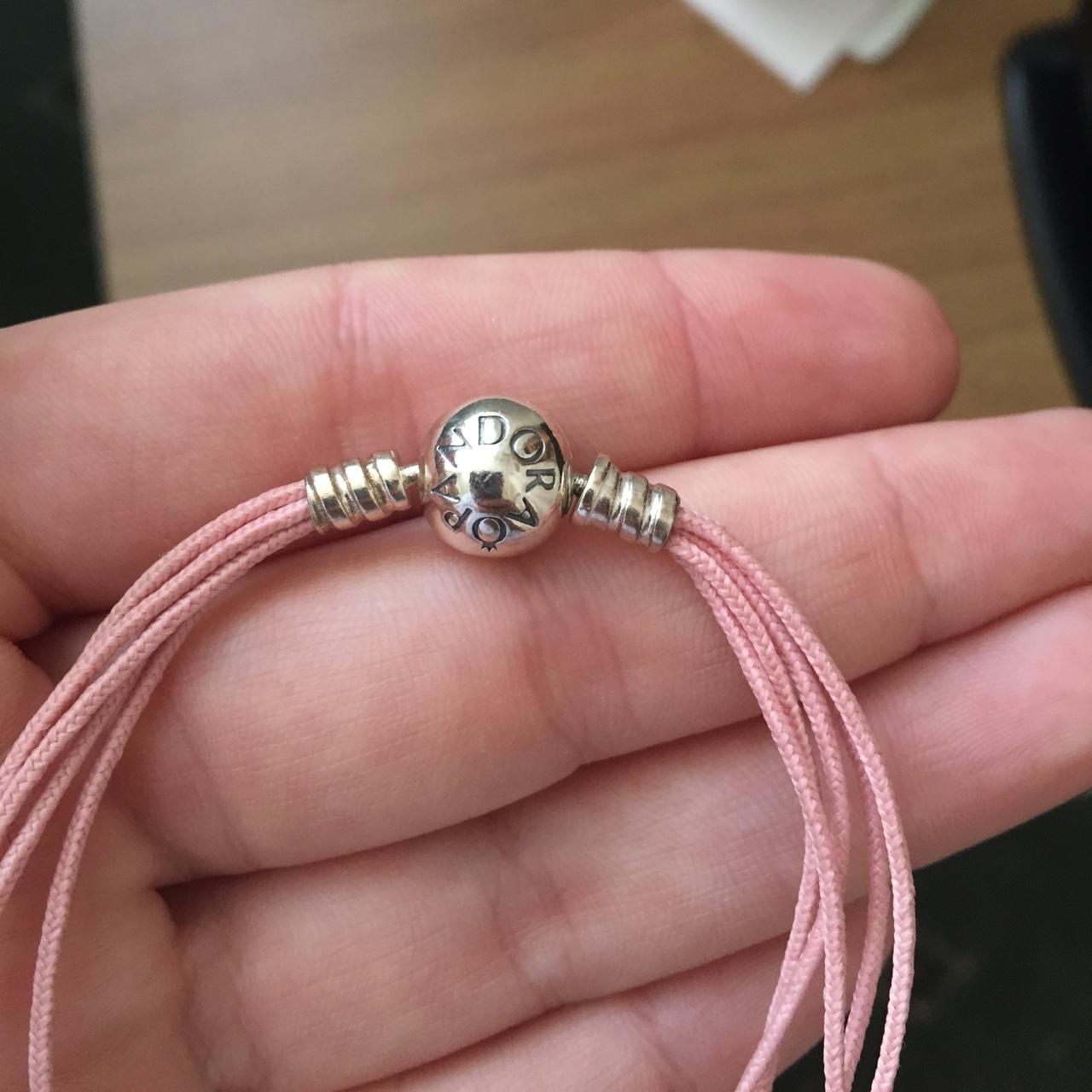 Pandora pink strand on sale bracelet