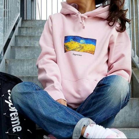 Van gogh hot sale hoodie supreme