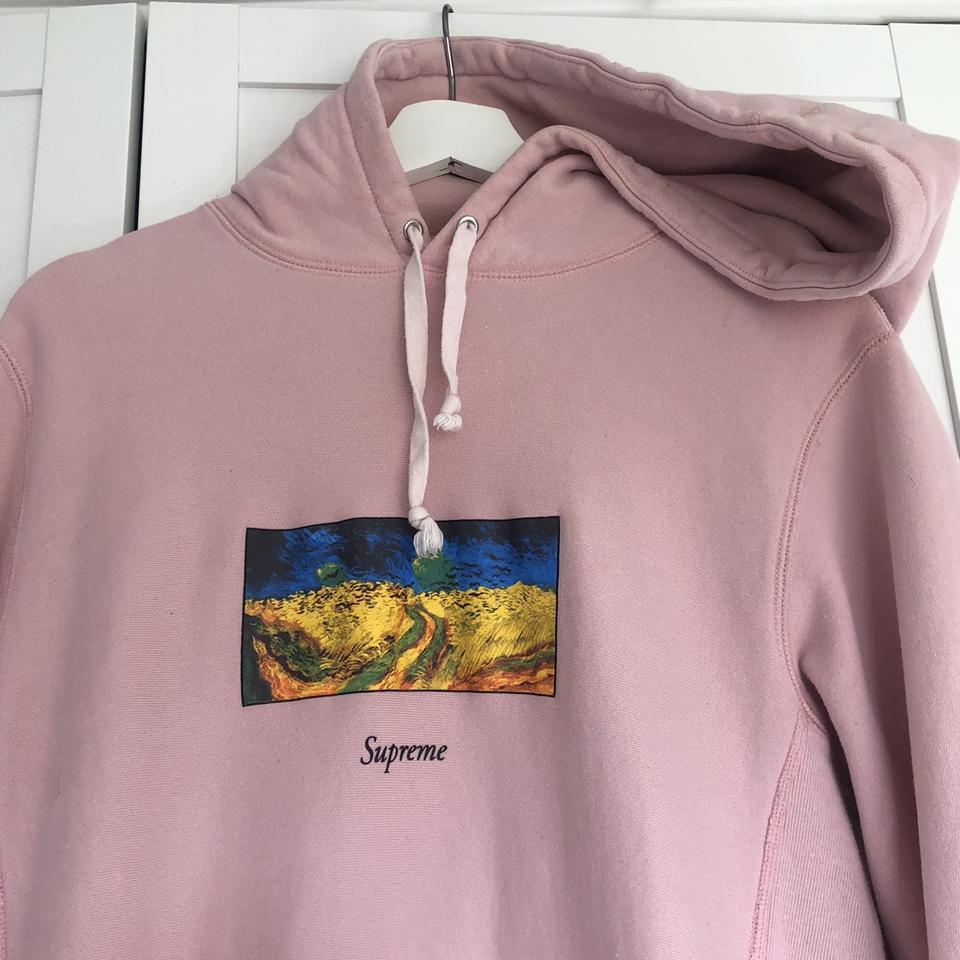 SS17 supreme field hooded sweatshirt/Van Gogh... - Depop