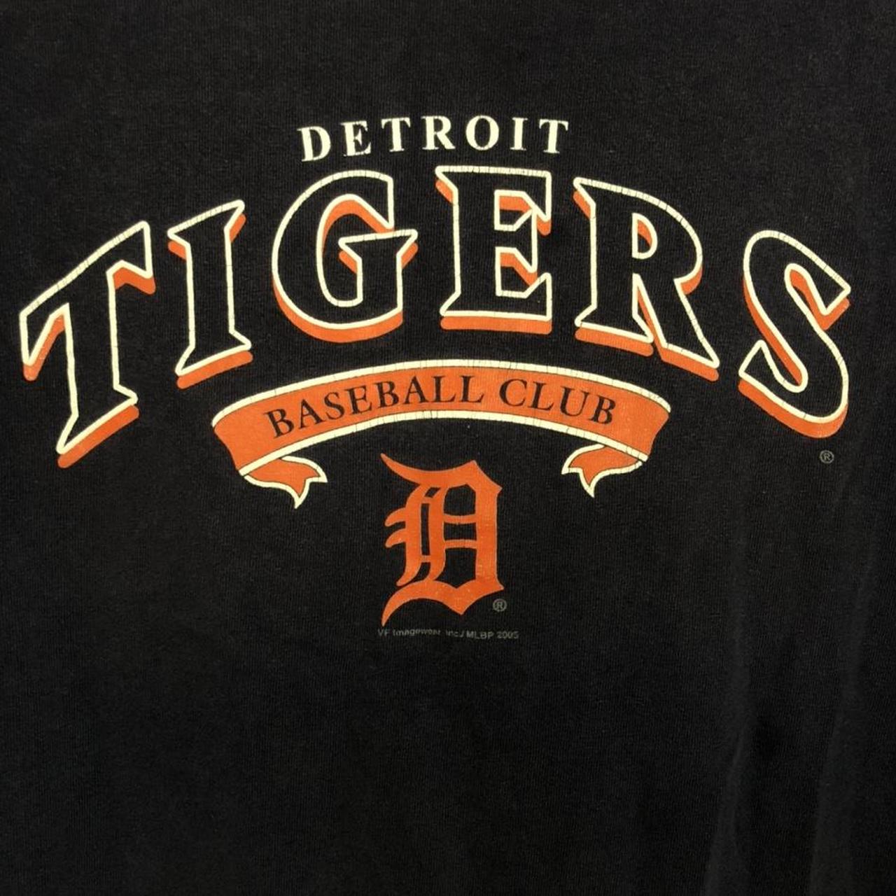 Y2K Detroit Tigers baseball shirt, great condition - Depop