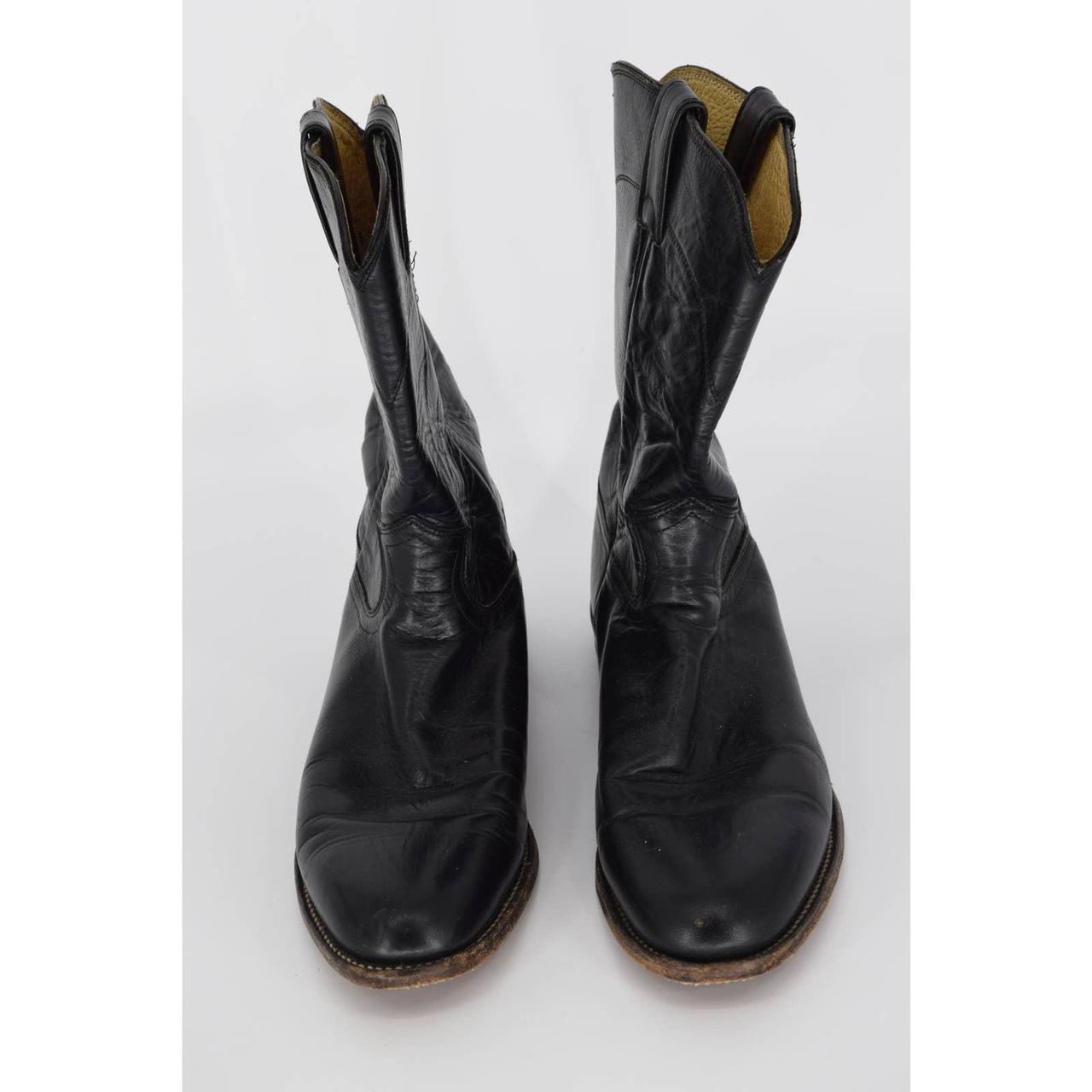 Justin L3703 Roper Boots Leather Cowboy Western... Depop