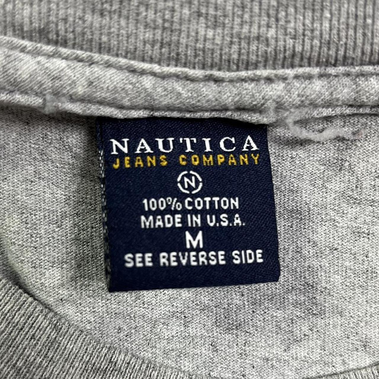 ~Vintage 90’s Nautica Made In USA Long Sleeve Shirt... - Depop