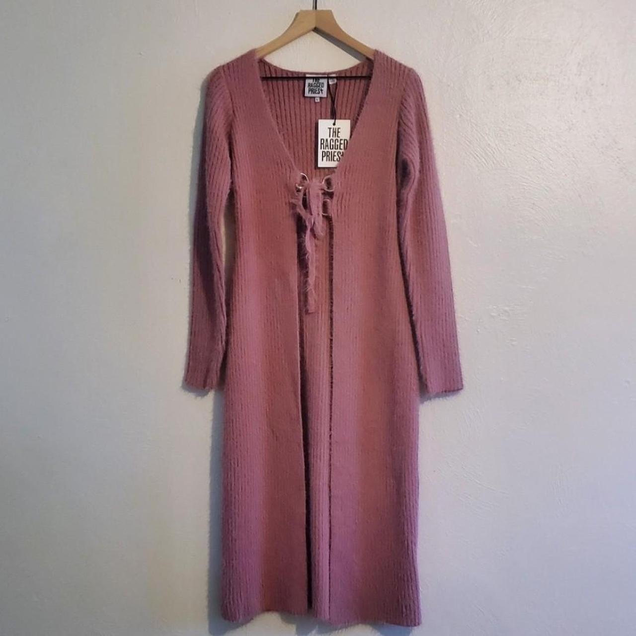 The Ragged Priest Women's Pink and Purple Cardigan