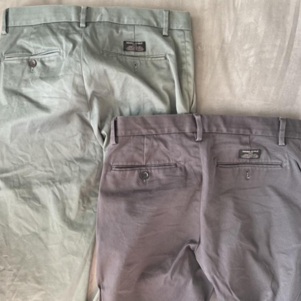 Mens banana republic chinos. There are two pairs,... - Depop