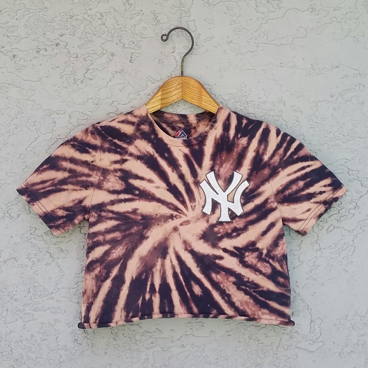 Vintage Yankees Tie Dye Shirt - Depop