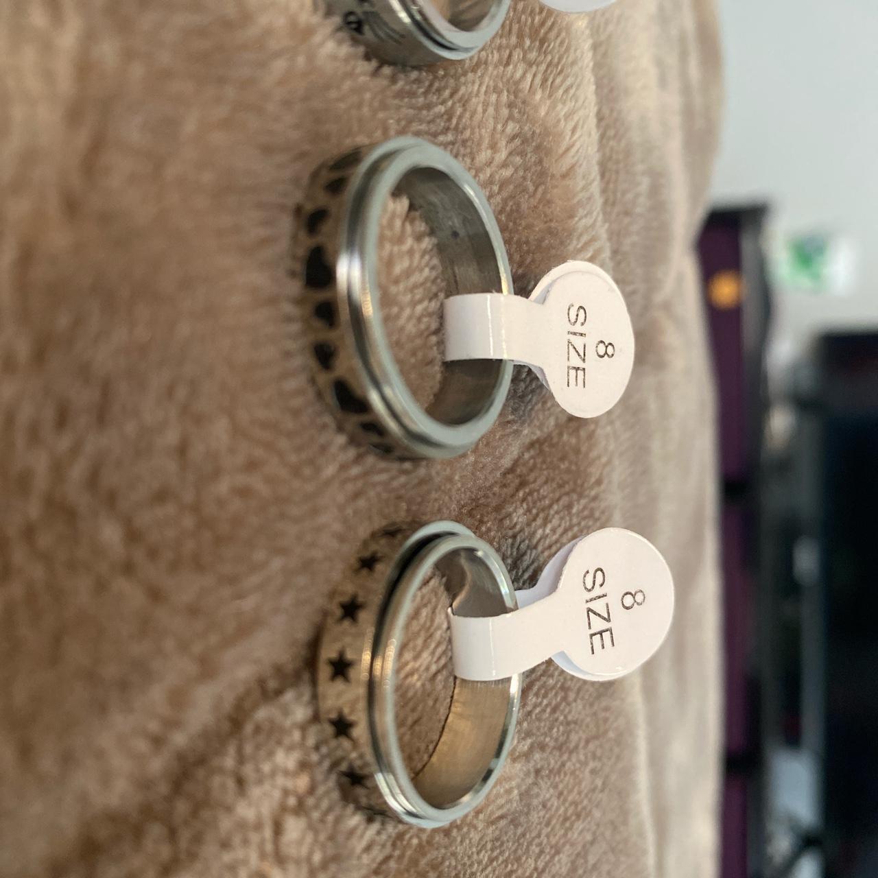 anxiety spinner rings size 8 butterfly one, wave... Depop