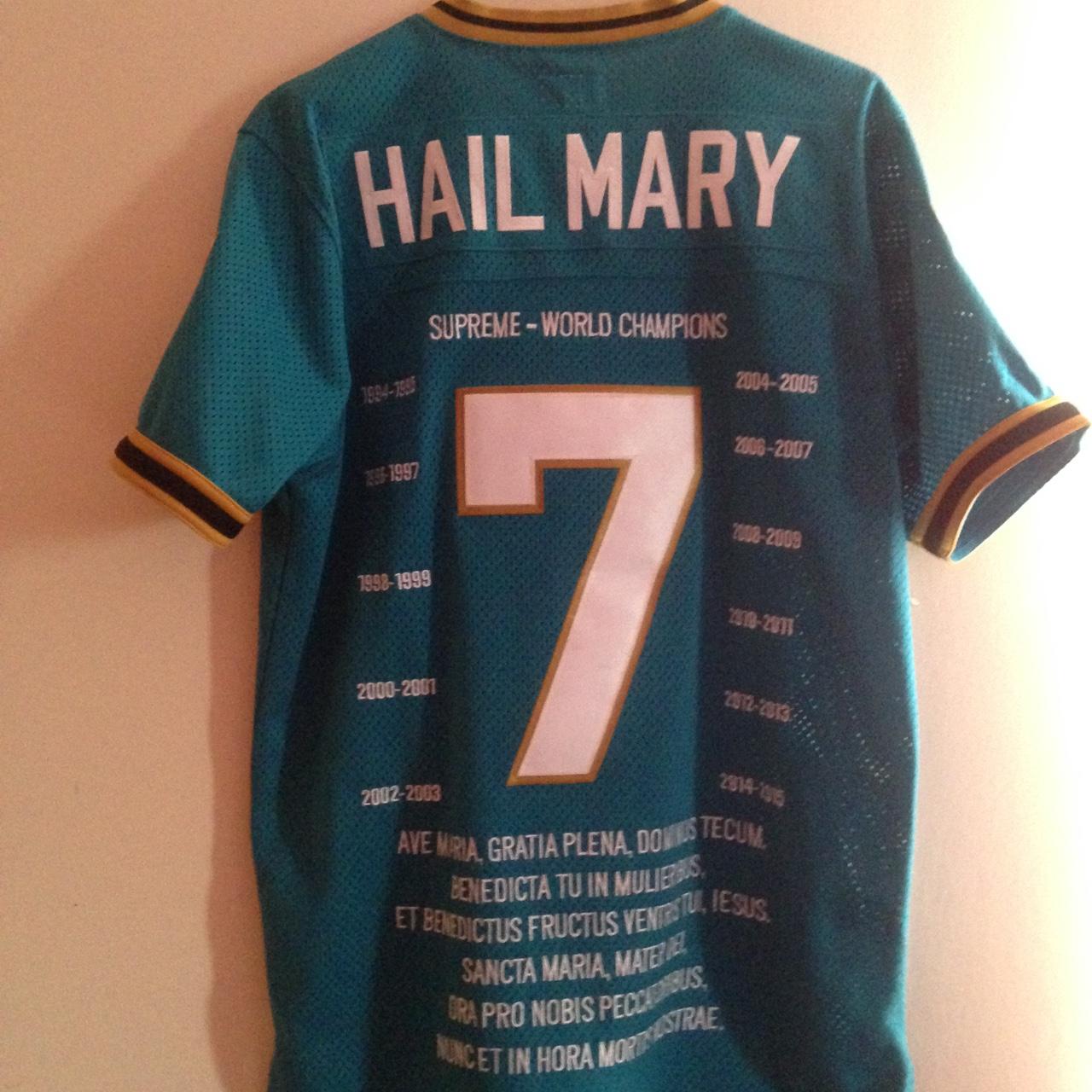 HAIL MARY SUPREME JERSEY SIZE:M WORN A FEW TIMES | Depop