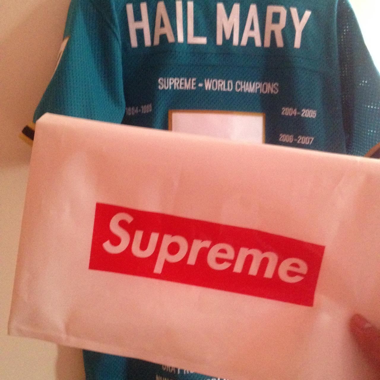 HAIL MARY SUPREME JERSEY SIZE:M WORN A FEW TIMES | Depop