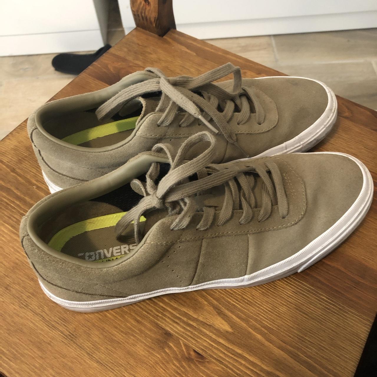 Converse Lunarlon tan suede. Men’s size 8. - Depop