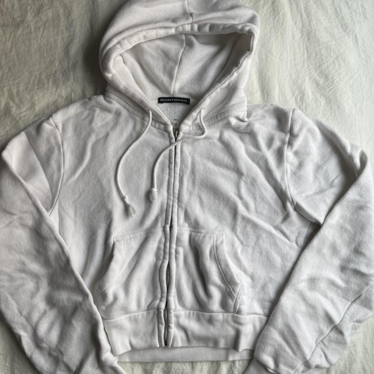 Brandy Melville cropped hoodie Depop