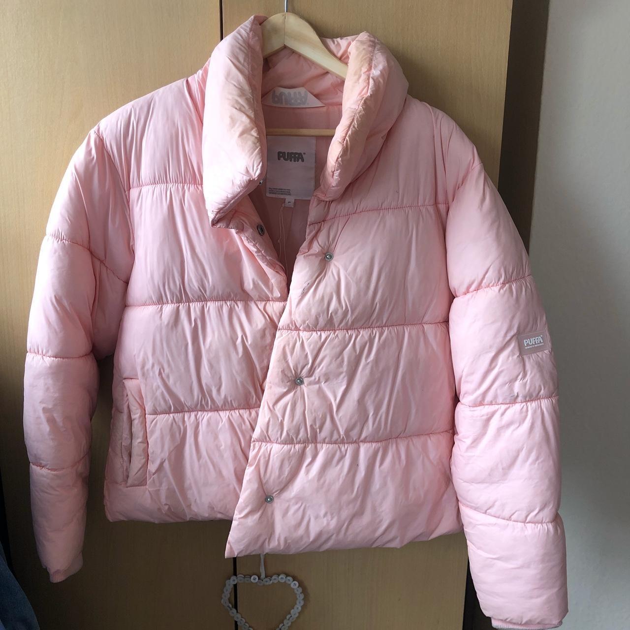 Baby Pink Puffer jacket coat Pink Puffa Jacket