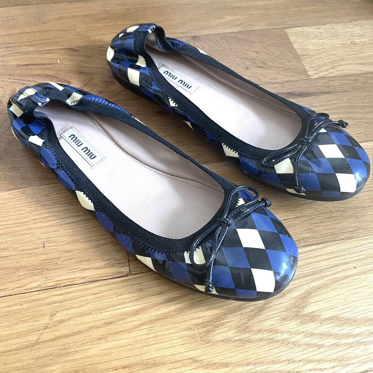 miu miu velvet ballet flats