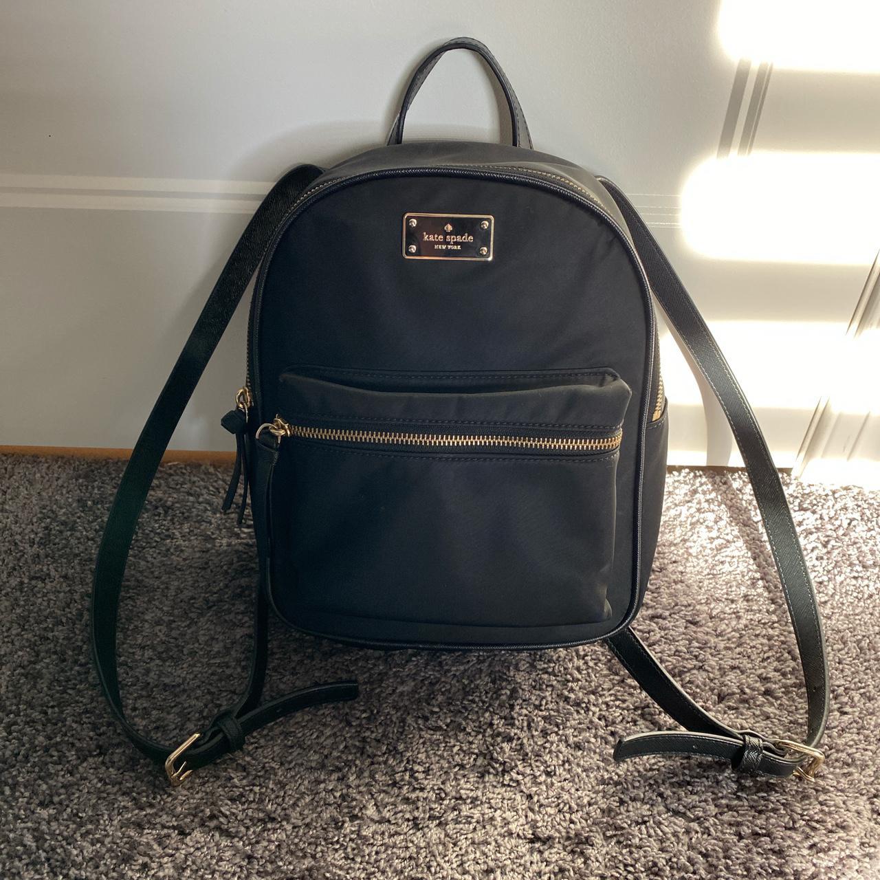 black kate spade mini backpack