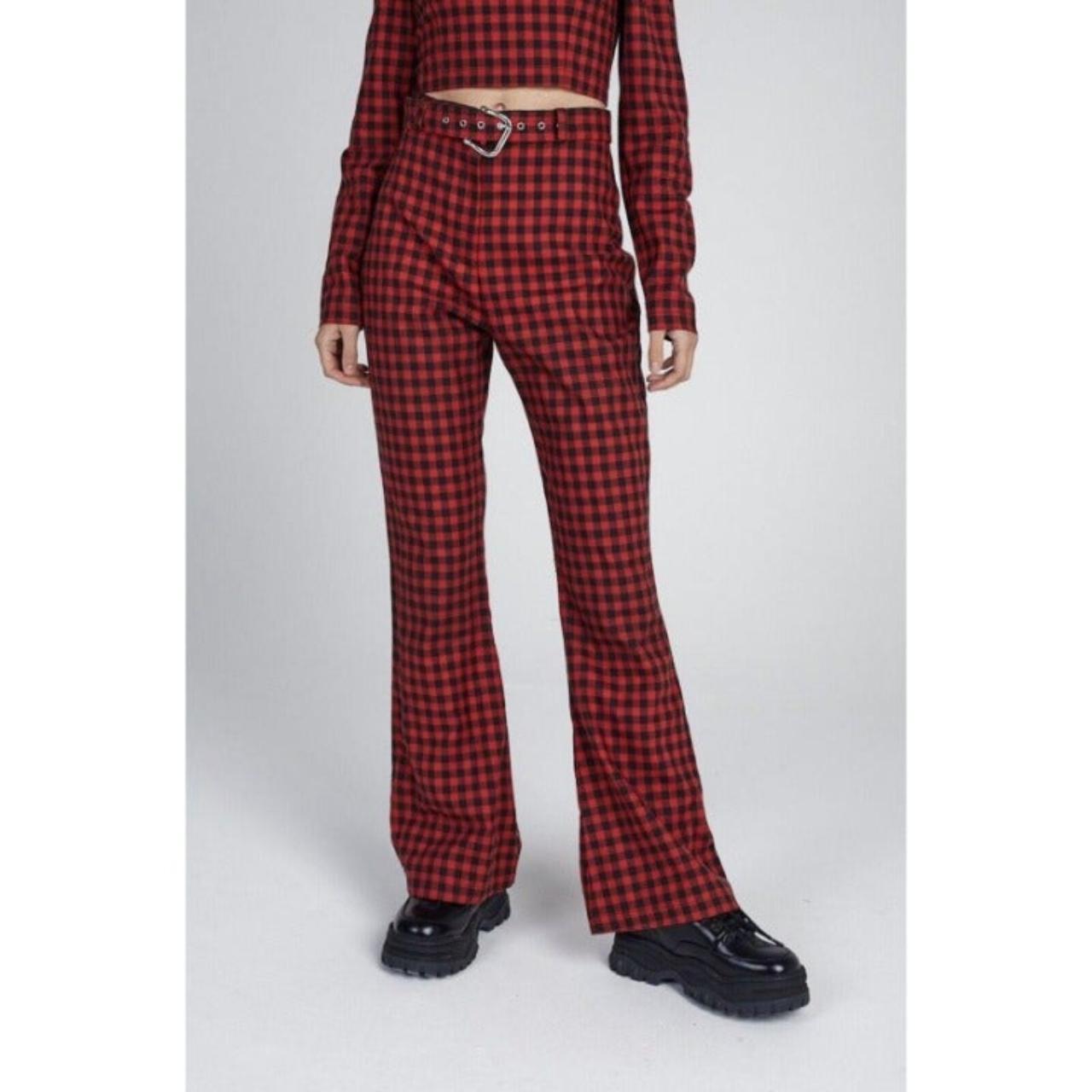 Milk It Women's Red and Black Trousers (3)