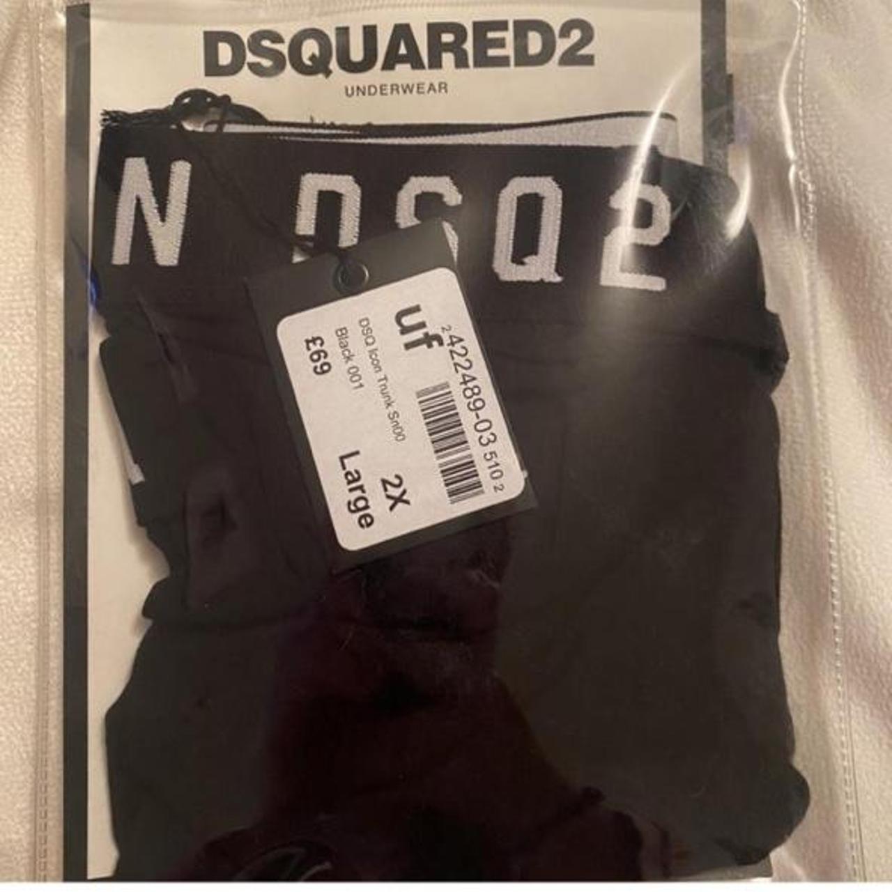 MENS DSQUARED BRAND NEW DESIGNER BLACK BOXER SHORT... Depop
