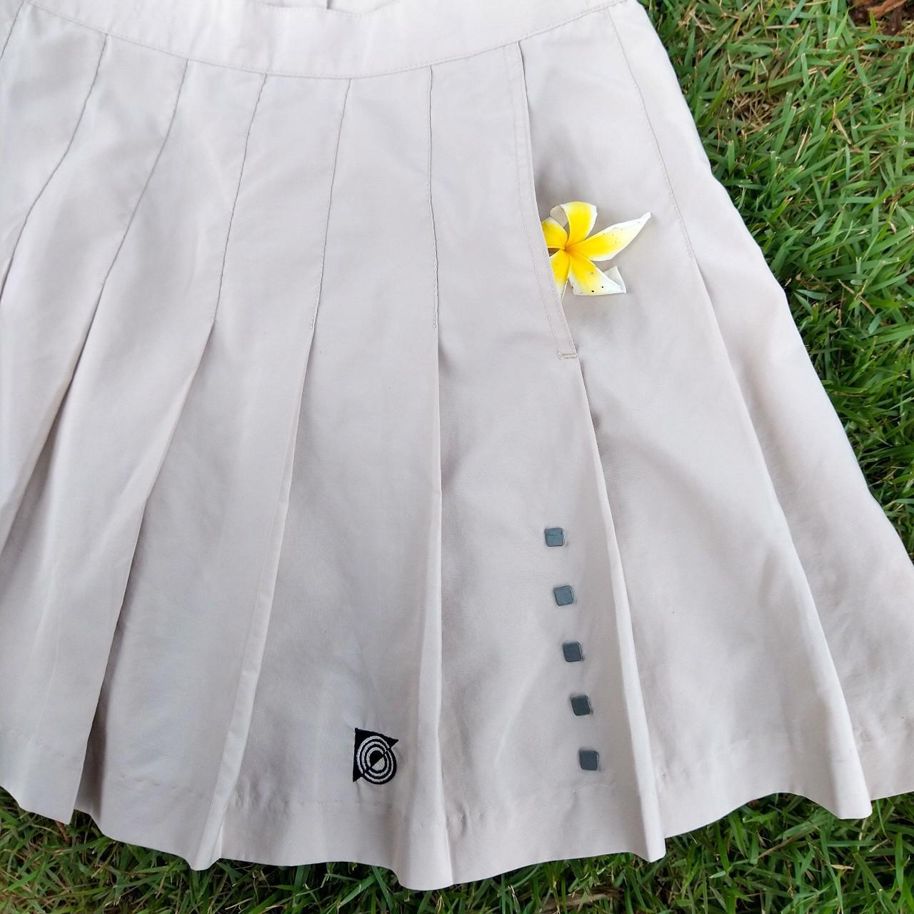 Women's Cream and Tan Skirt (3)