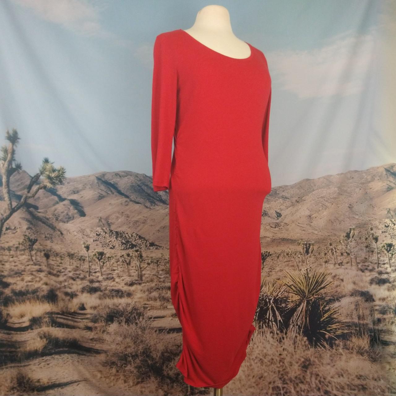 Express Women's Red Dress (2)