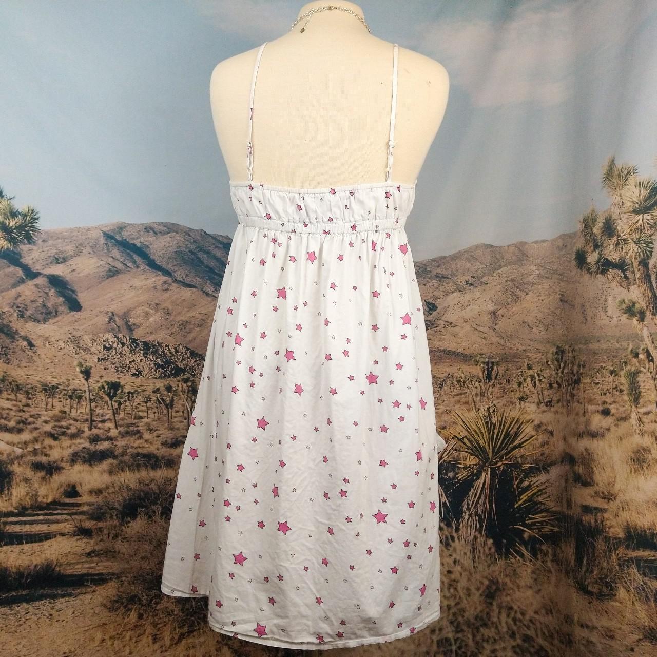 Women's Pink and White Dress (2)