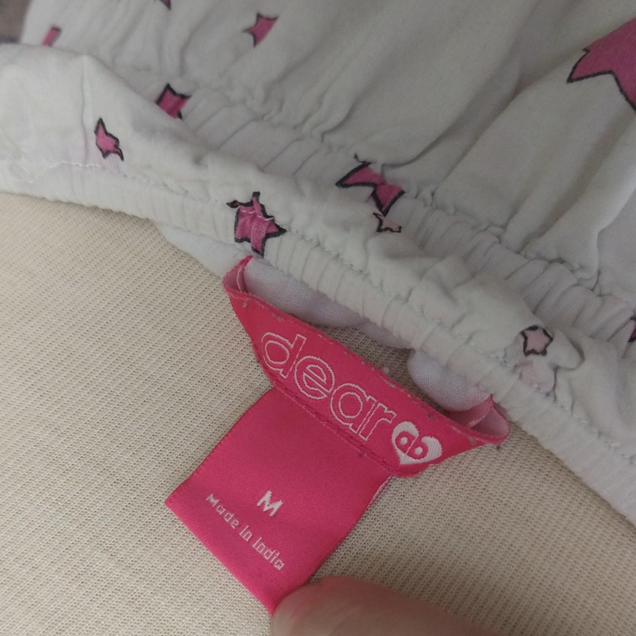 Women's Pink and White Dress (3)