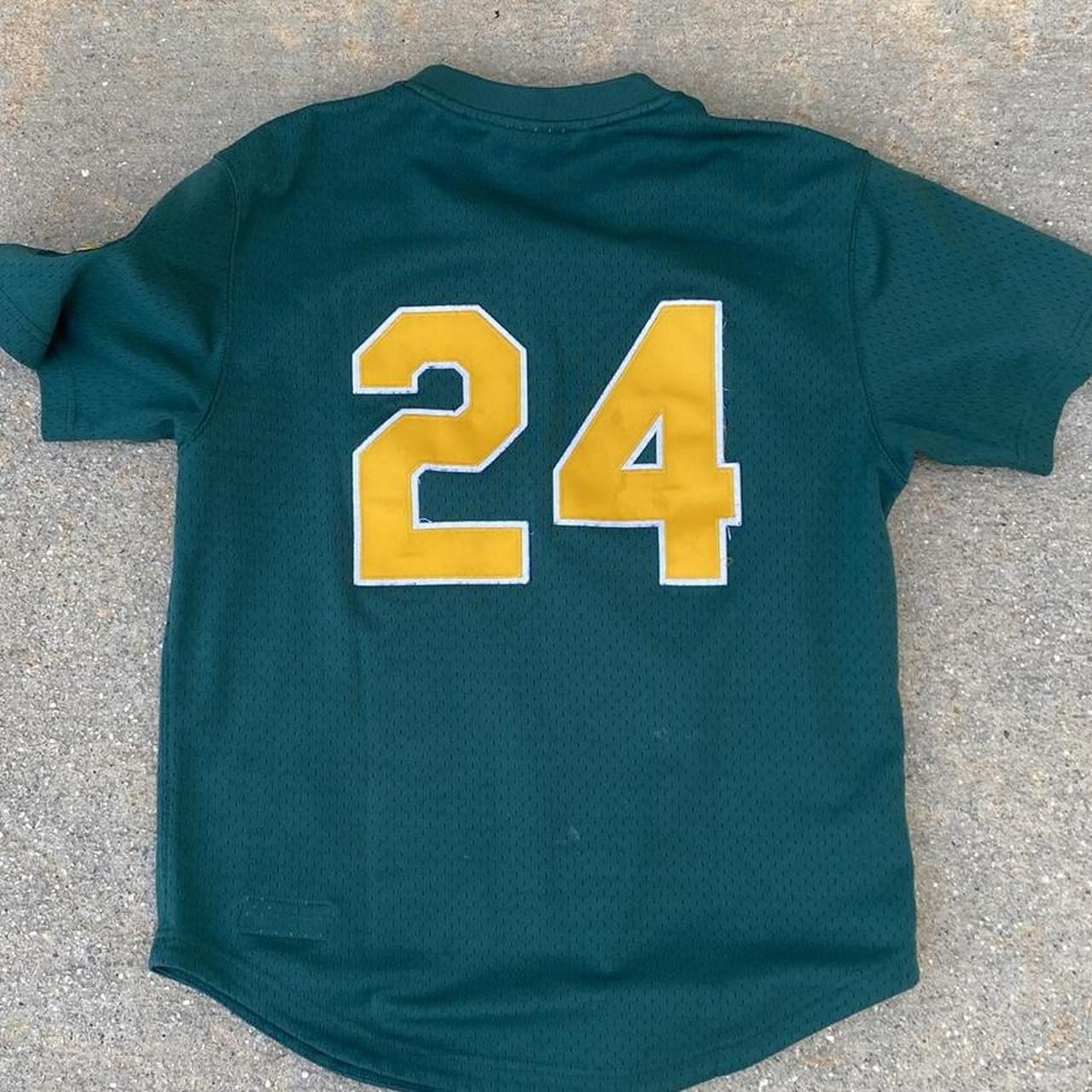 Mitchell and Ness MLB Athletics Jersey in great... Depop