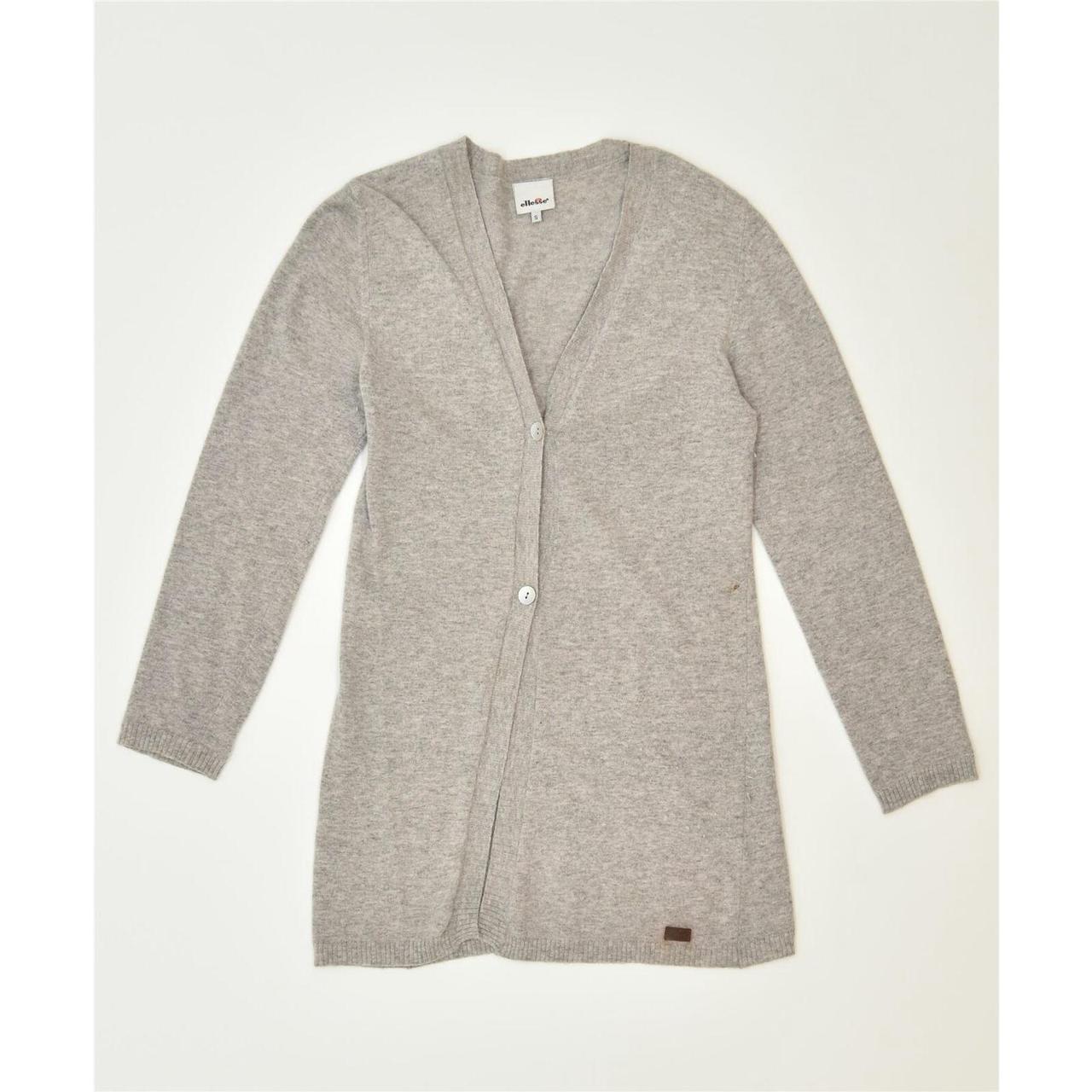 Ellesse Women S Grey Cardigan Depop