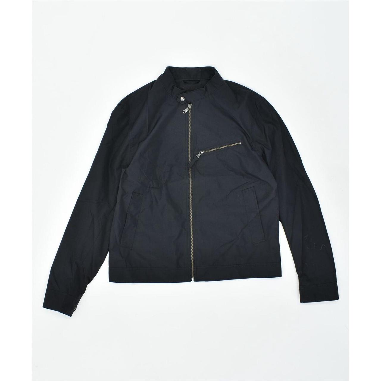 banana republic black bomber jacket