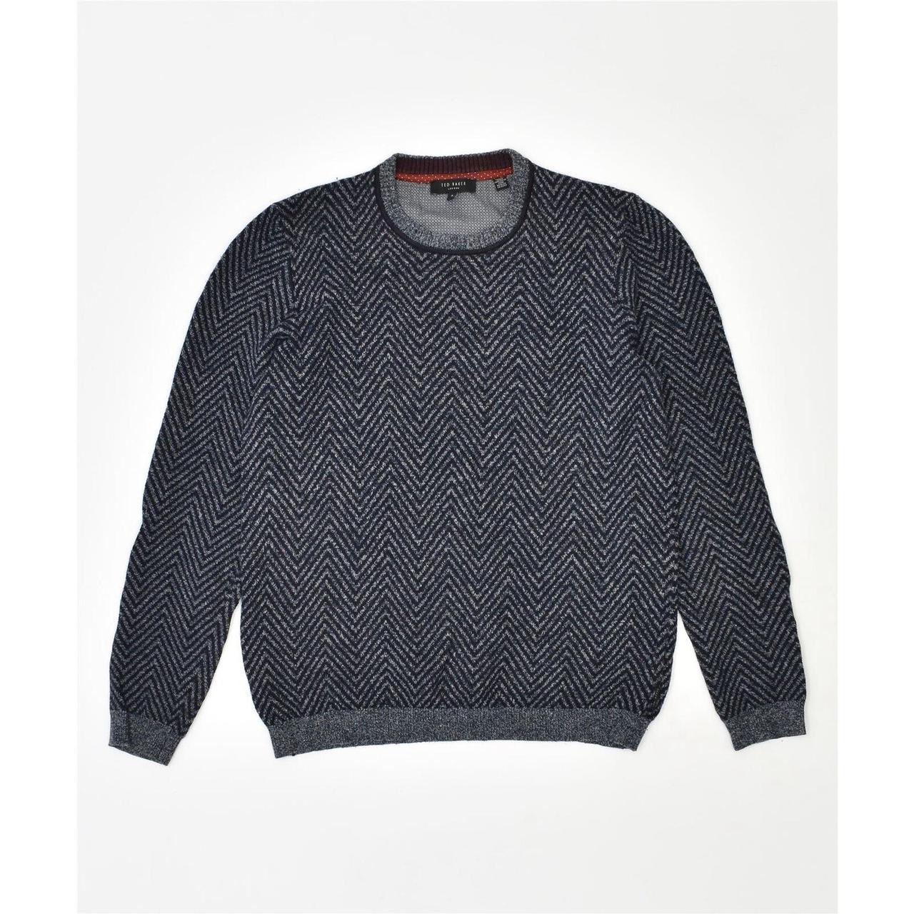 TED BAKER MENS CREW NECK JUMPER SWEATER SIZE 3... - Depop