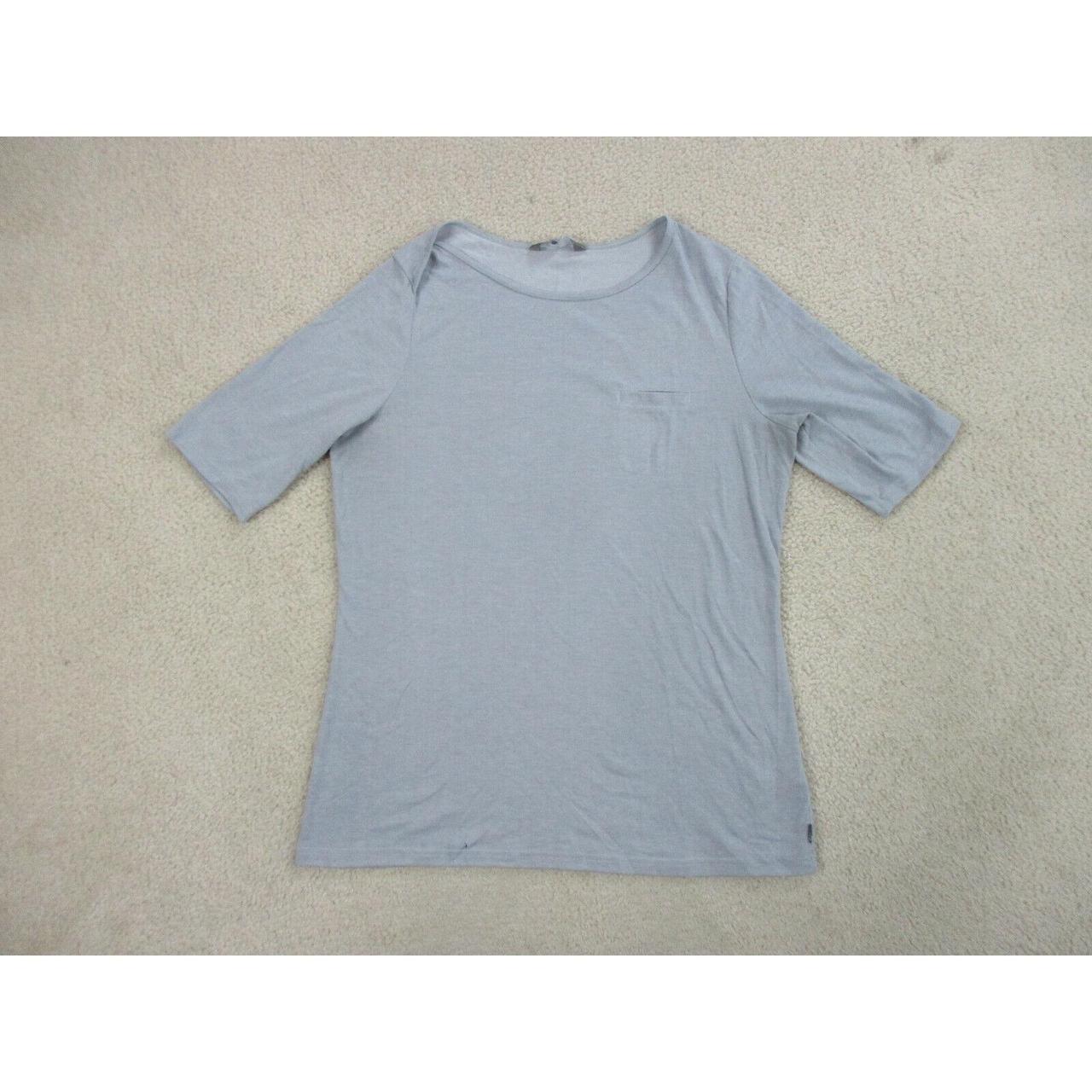 North Face Shirt Womens Extra Large Gray Pocket Tee Depop