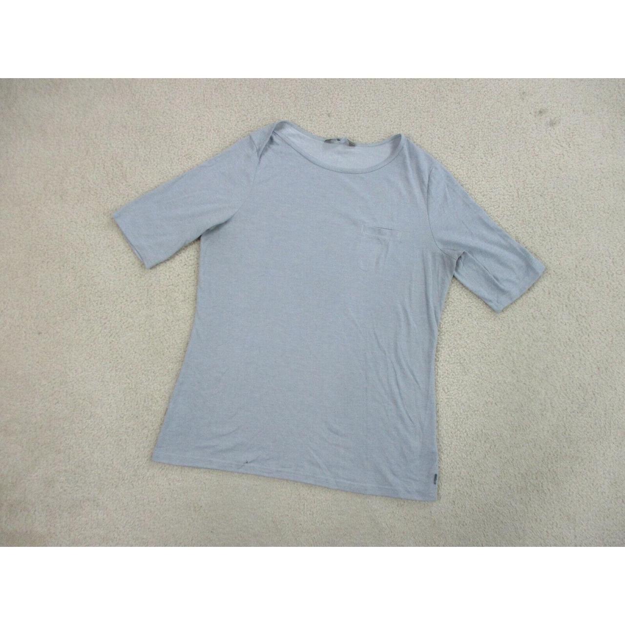 North Face Shirt Womens Extra Large Gray Pocket Tee Depop