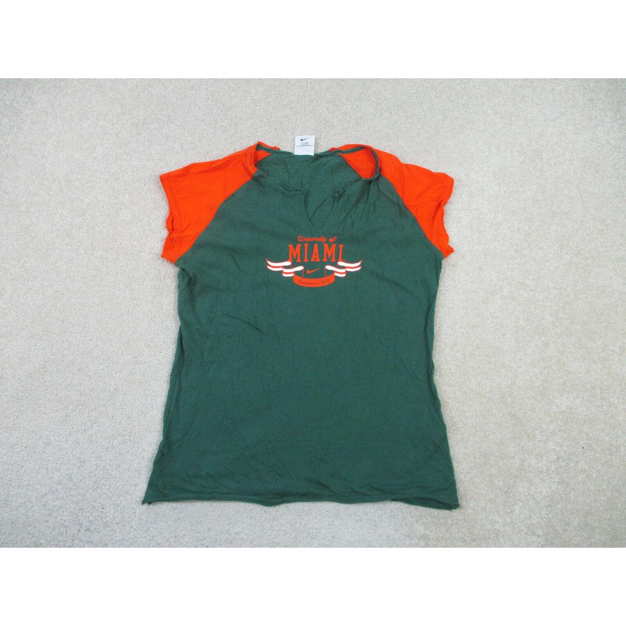 nike miami hurricanes shirt