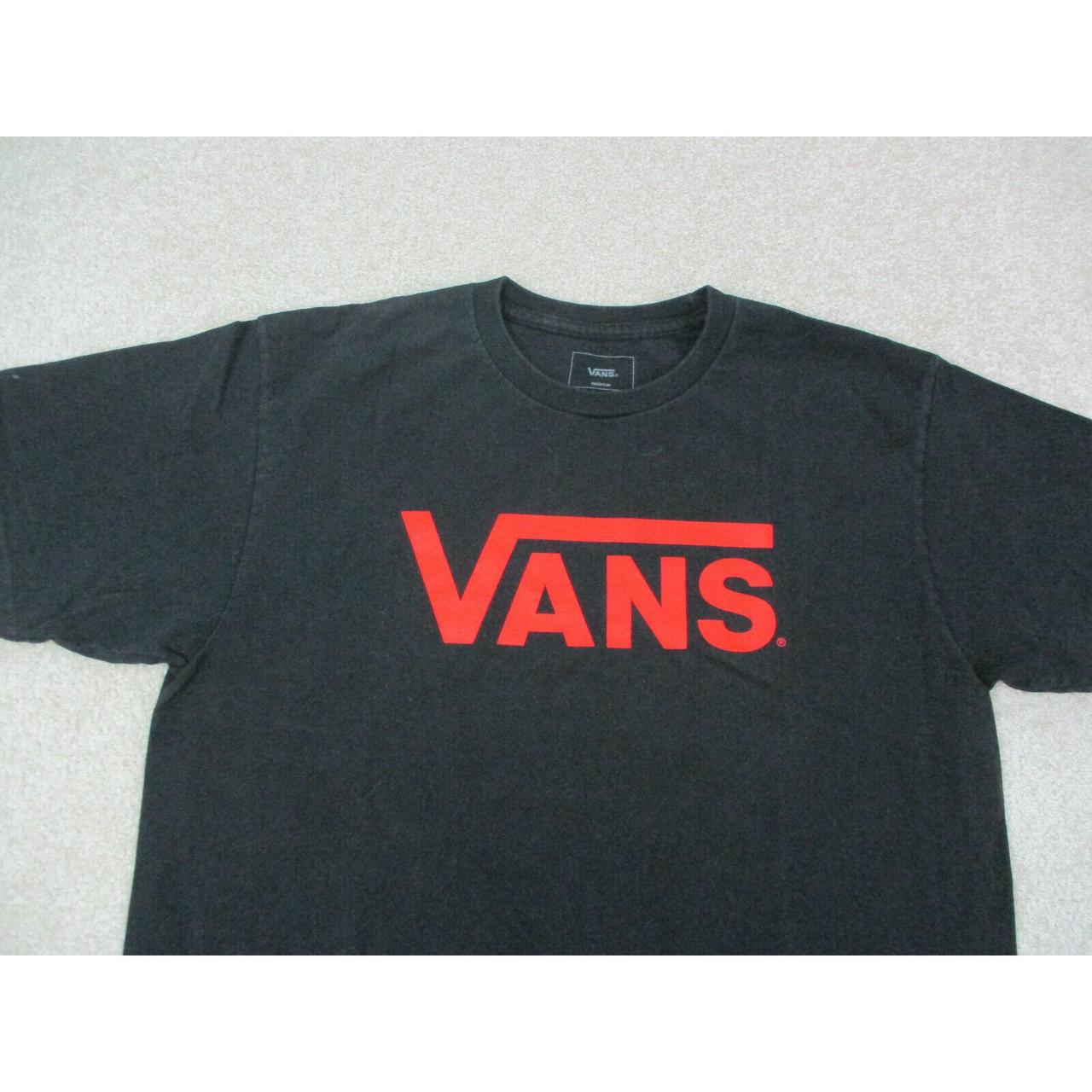 red and black vans shirt