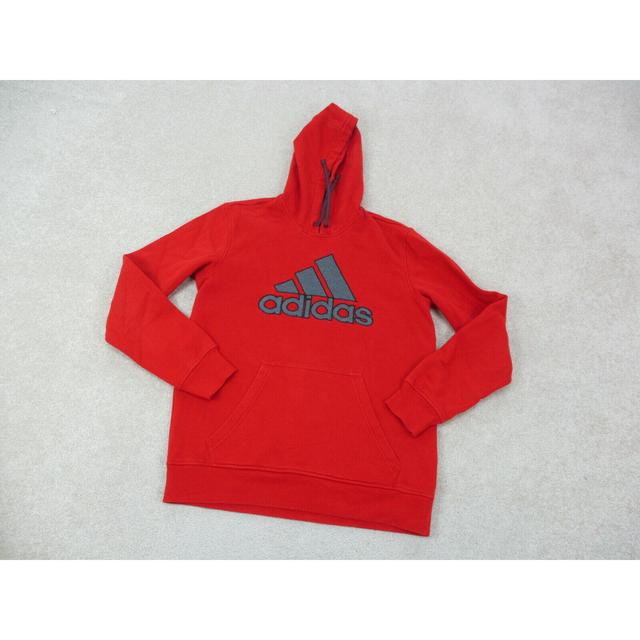 adidas red orange hoodie