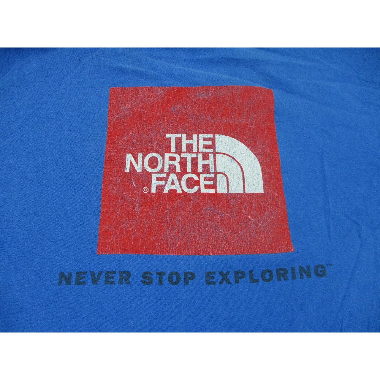 North Face Shirt Adult Large Blue Red Outdoors Depop