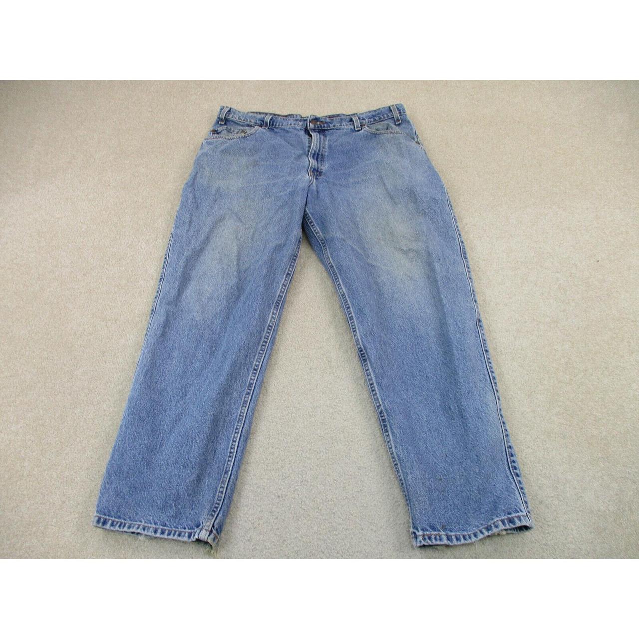 Levis 545 Jeans Mens 40 Blue Brown Tab Denim Pants... - Depop