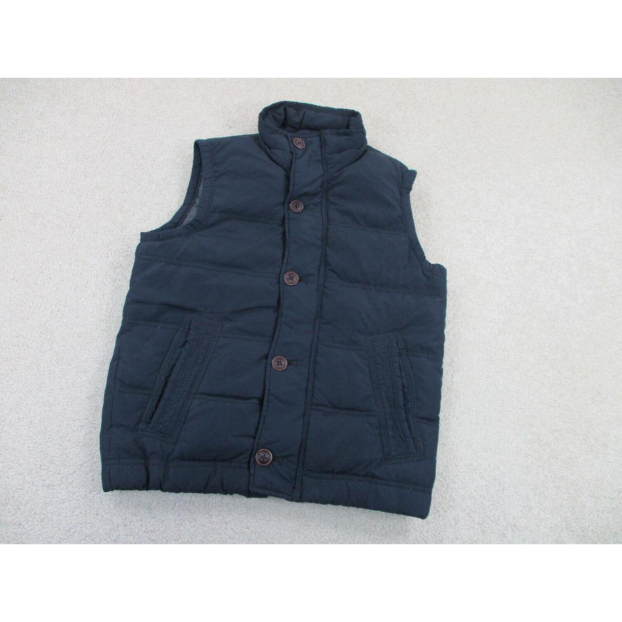 Abercrombie & Fitch Men's Blue Gilet | Depop