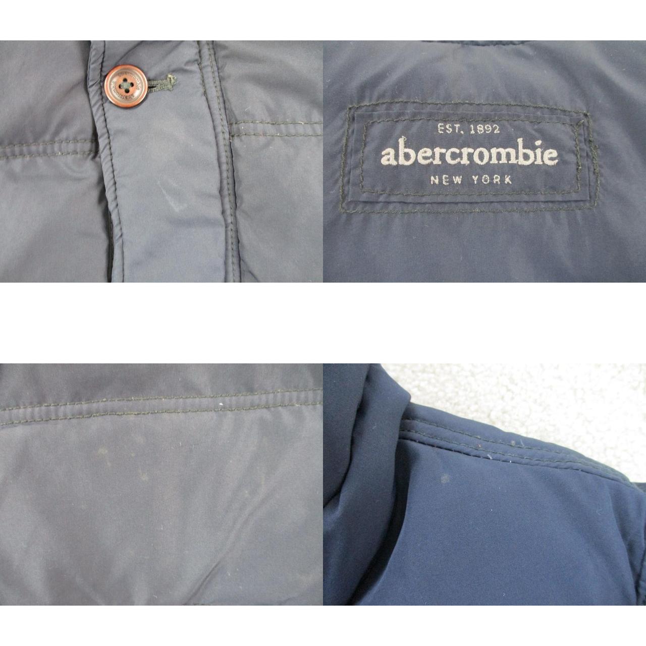 Abercrombie & Fitch Men's Blue Gilet | Depop