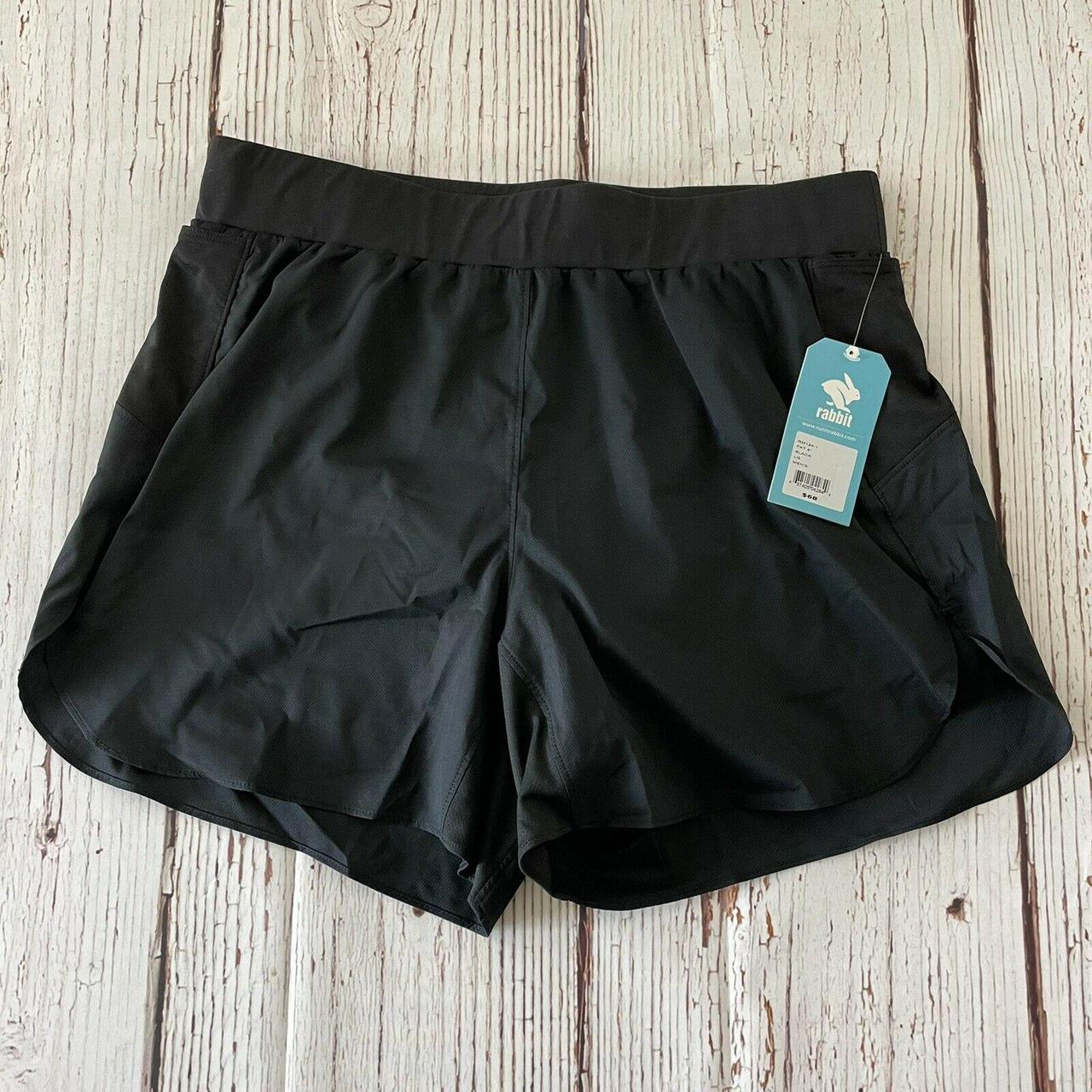 New Rabbit FKT 5" Men's Running Shorts Lined Black... Depop