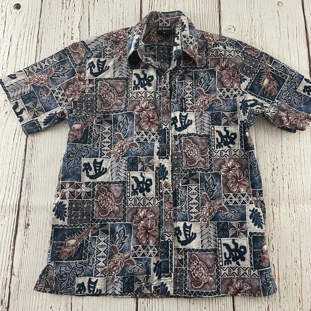 Kai-Veikau Fiji Camp Short Sleeve Button Front Shirt... - Depop