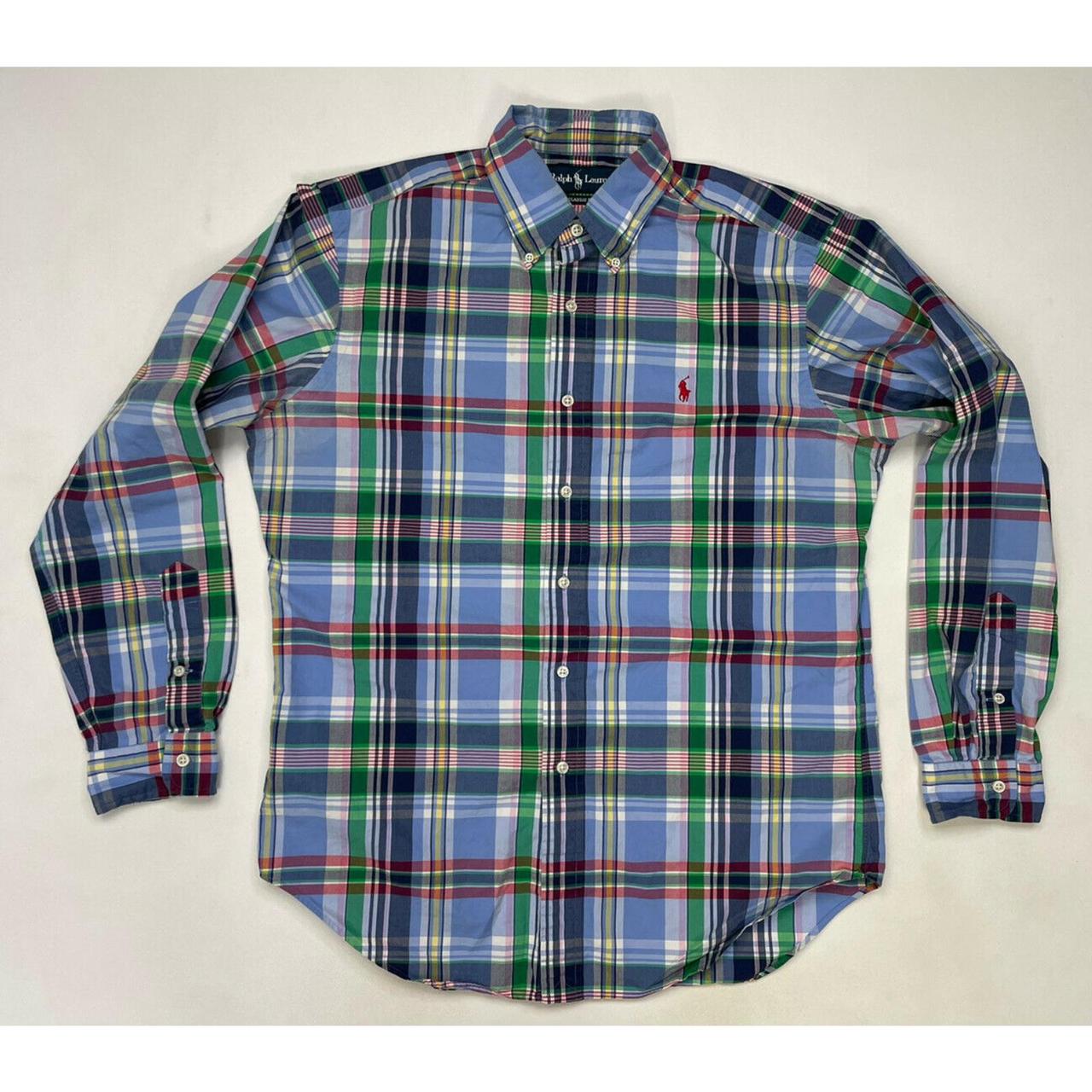 Polo Ralph Lauren Plaid Shirt Men Classic Fit Adult... - Depop