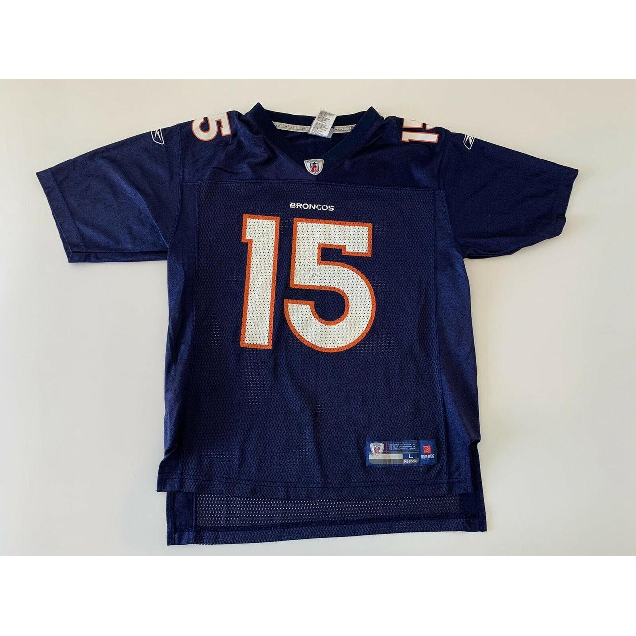 Denver Broncos Tim Tebow Reebok Jersey. Youth Large. - Depop