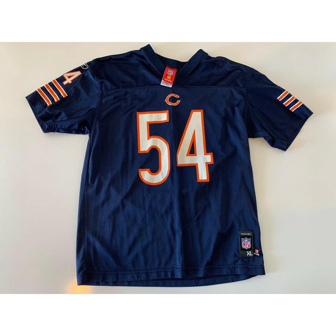 Reebok BRIAN URLACHER #54 Chicago Bears NFL Football - Depop