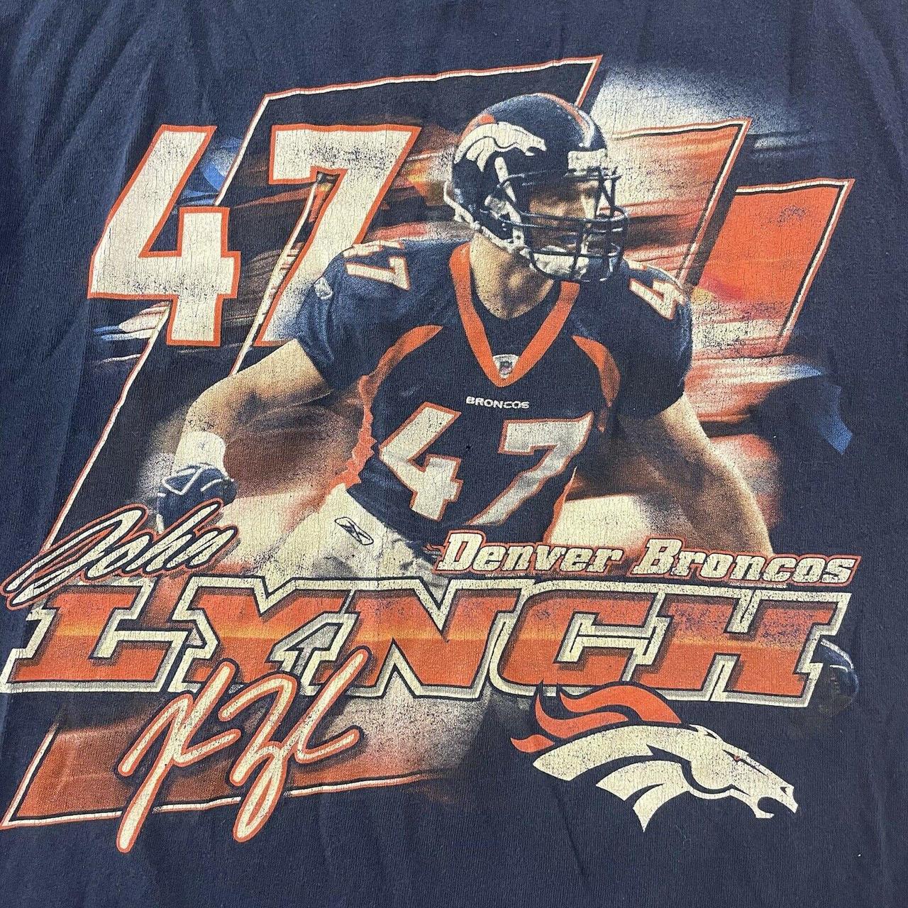 47 Brand Denver Broncos Logo Tee - Dark Blue - Small