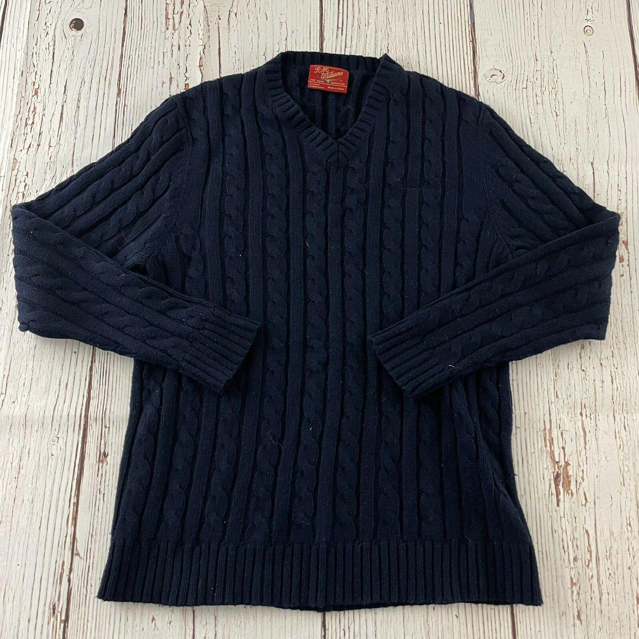 RM Williams Men's Blue Jumper | Depop