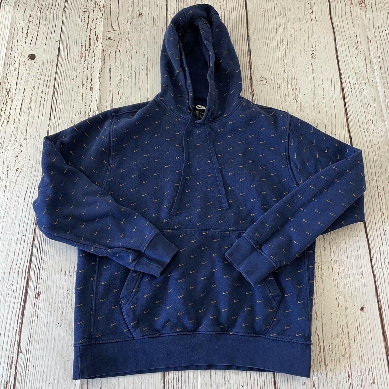 nike sweatshirt with checks all over