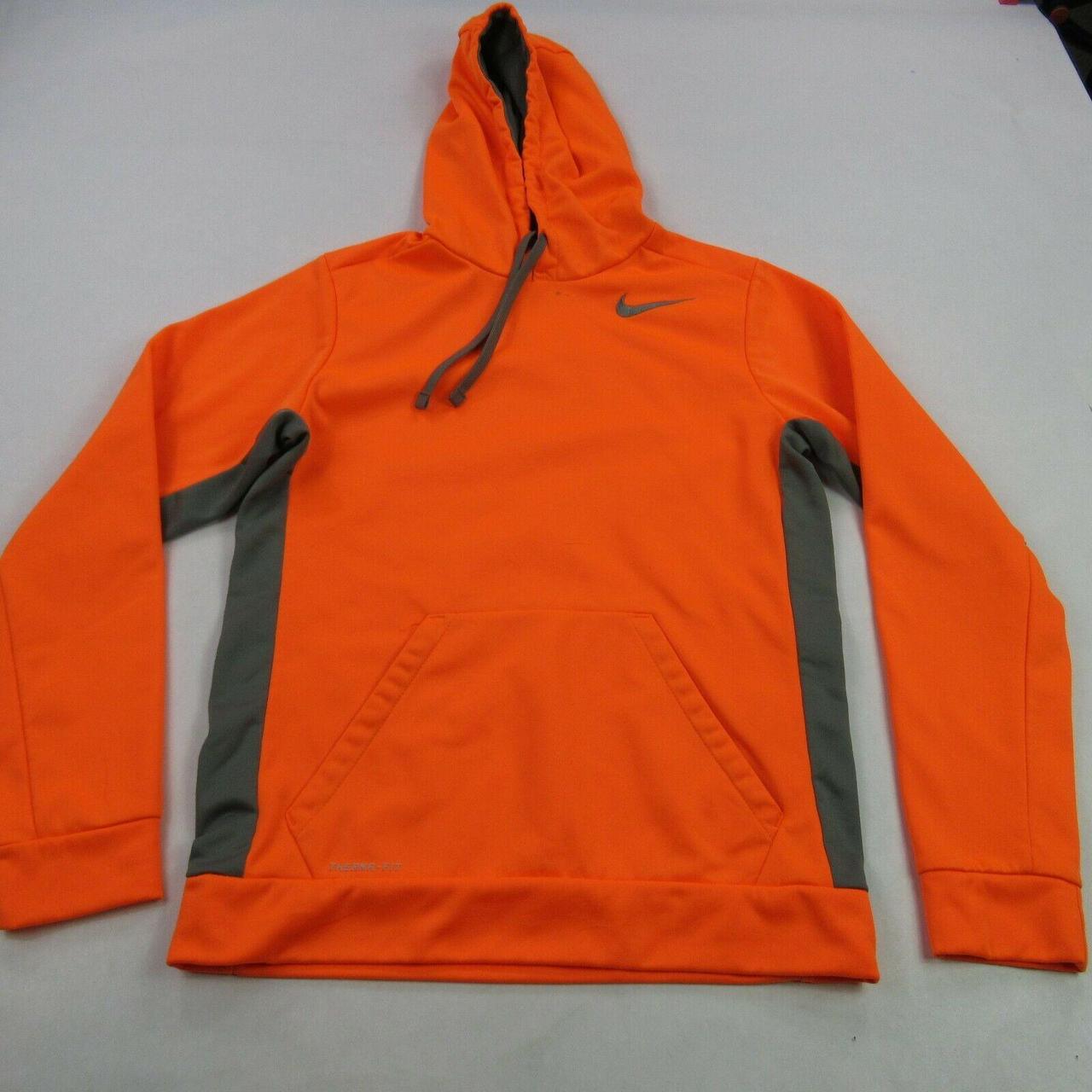 nike hoodie neon orange