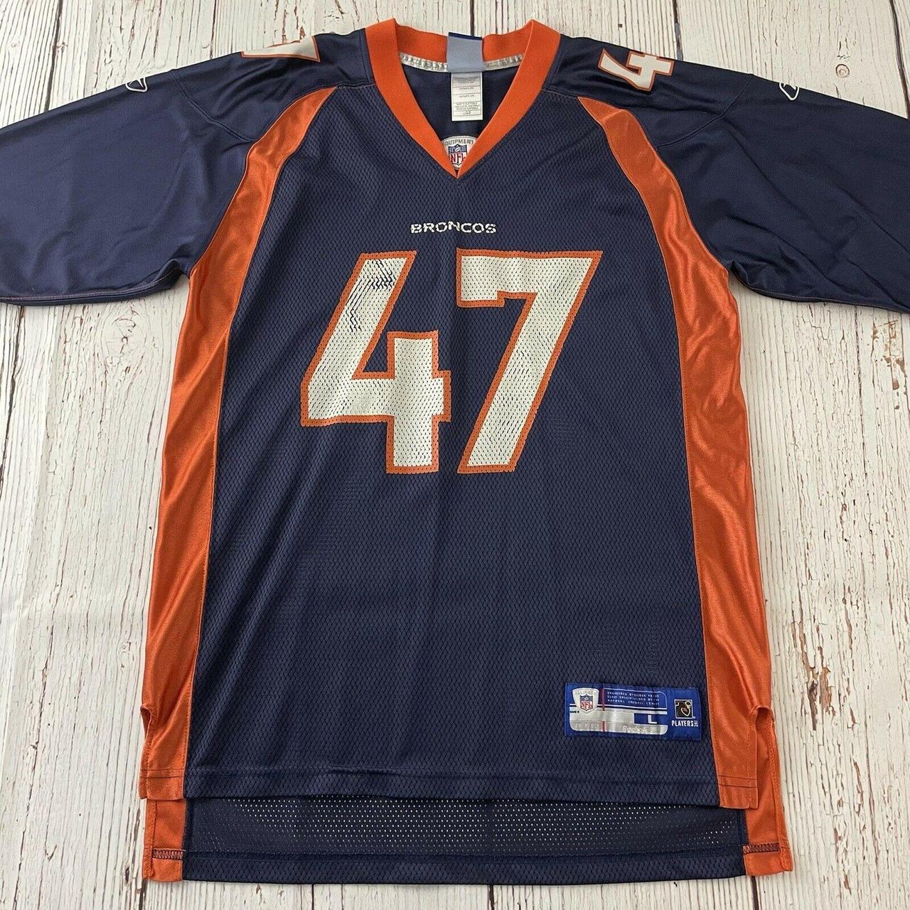 Reebok Denver Broncos John Lynch 47 Football Jersey - Depop