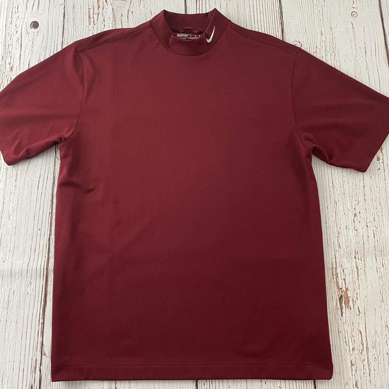 nike mock neck golf shirts short sleeve