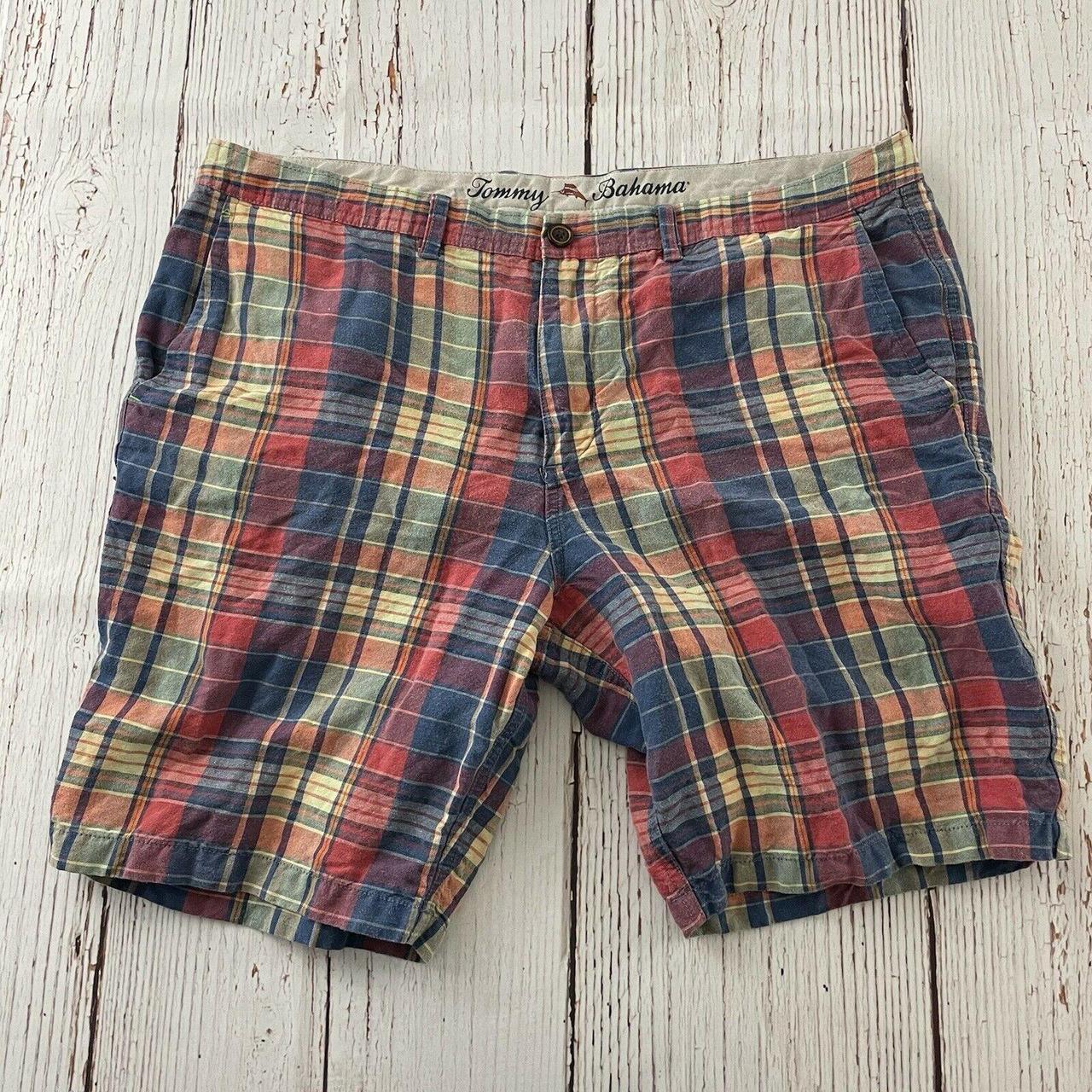 tommy bahama plaid shorts