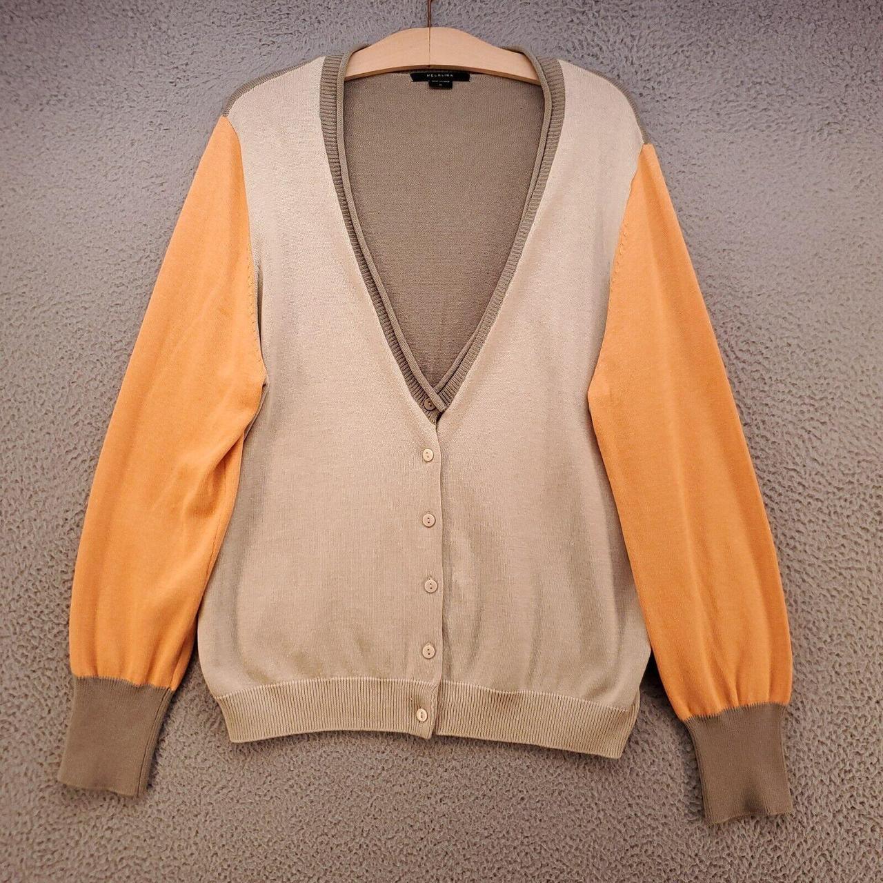 Melissa Women's Brown and Orange Cardigan